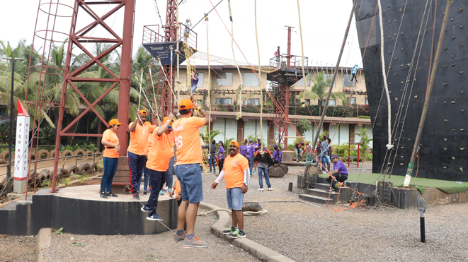 Experience Low Rope Challenge Course at Della, Lonavla